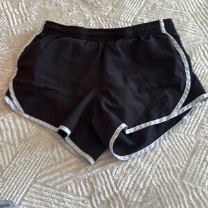 Nike Black and White Athletic Shorts